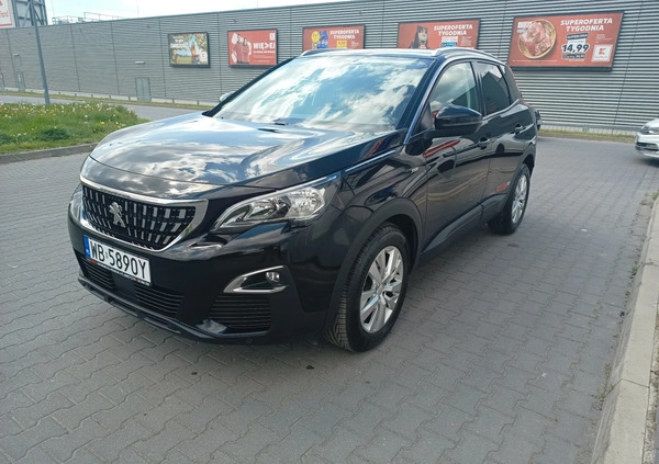 Peugeot 3008 cena 78500 przebieg: 150000, rok produkcji 2019 z Warszawa małe 154